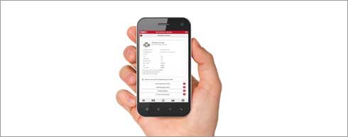 Kunden sollen mit der App auch ihre eigenen Barcodes für die MTS-Bestellung scannen können. Foto: TVH Kunden sollen mit der App auch ihre eigenen Barcodes für die MTS-Bestellung scannen können. Foto: TVH