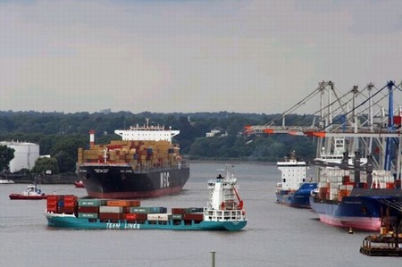 Im Containerumschlag liegt Hamburg europaweit an zweiter Stelle hinter Rotterdam