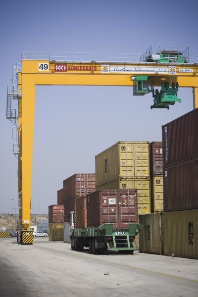 Containerkrane bilden nach wie vor das Kerngesch�ft von Konecranes
