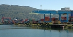 Wachsendes Terminal: F�r den Containerumschlag sind in Linz bereits deutliche Kapazit�tserweiteungen vorgesehen