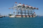 Containerbr�cken f�r Tanger: Das dortige Eurogate-Terminal erh�lt neues Umschlagequipment
