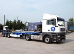 Jetzt auch ab Ruhrort: Komplettzug mit Zugmaschine und Container-Chassis von TIP Services