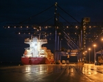 �berraschungsgast: Die Maersk Rome legte w�hrend der Feierlichkeiten zum einj�hrigen Bestehen am DCT Gdansk an
