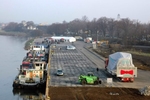  Turbine mit Fliege: Feierliche Er�ffnung des RoRo-Terminals im Dresdener Alberthafen