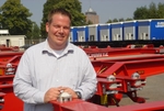 Spezialist f�r Containerchassis: Michael Larisch leitet das Hamburger Euro-Leasing Depot