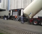 Minuti�s verblasen: Das Siloadmaxx System bel�dt einen Standardcontainer innerhalb von 25 Minuten mit 25 Tonnen Sch�ttgut