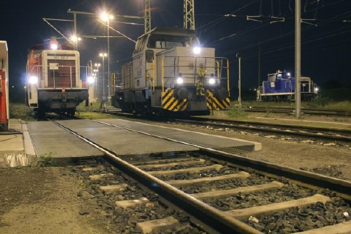 Gut angebunden: Vier halbzuglange Gleise geh�ren auf einer Fl�che von 37.500 Quadratmetern zum D3T