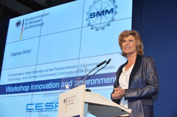Umweltstandards im V�lkerrecht verankern: Dagmar W�hrl, MdB, Parlamentarische Staatssekret�rin im Bundesministerium f�r Wirtschaft und Technologie und Koordinatorin der Bundesregierung f�r die Maritime Wirtschaft