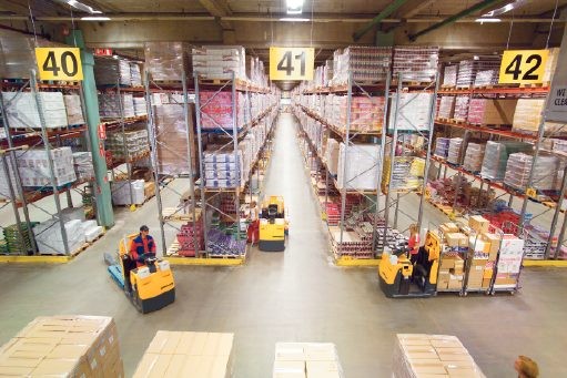 Im Logistikzentrum in Espoo arbeiten bis zu 2.000 Besch�ftigte 