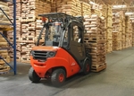Linde bietet f�r alle seine Dieselstapler integrierte Partikelfilter an