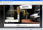 Virtueller Schwedenhappen: Im animierten Atlet-Showroom pr�sentiert Linda die Produktpalette des schwedischen Flurf�rderzeugherstellers
