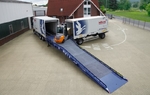 Mehrfach-Rampe: Bis zu drei Lkw k�nnen an der Butt-Rampe BKV 1013 beladen werden