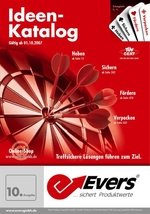 Produkte, Beratung und Service auf 497 Seiten bietet der neue Evers-Katalog