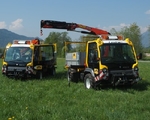 kommunale Aufr�umarbeit: Maschinen wie Unitrac, Traktor und Kippanh�nger helfen viele Gemeinden sauberer zuhalten