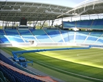Auf der APEX 2008 zeigt Ruthmann unter anderem den Steiger T 580, hier im Einsatz im Leipziger Zentralstadion