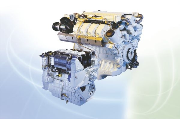 Mit vier, sechs und acht Zylindern lieferbar: Die neuen Liebherr- Dieselmotoren nach 97/68/EG Stufe 3A und US-EPA/CARB Tier III leisten zwischen 120 und 500 kW