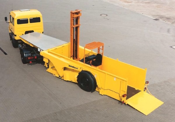 Prototyp f�r Hannover: Der neue Cargoloader RCPT 150 soll zur IAA insbesondere auch das internationale Publikum auf das Transportkonzept aufmerksam machen