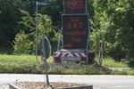 Den Weg zur Inbetriebnahme des Autodroms konnte man gar nicht verfehlen