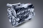 Kompakter Kraftprotz: Der Paccar MX-Motor, der im DAF XF105 für Power sorgt. Fotos: DAF Trucks, sk Kompakter Kraftprotz: Der Paccar MX-Motor, der im DAF XF105 für Power sorgt. Fotos: DAF Trucks, sk