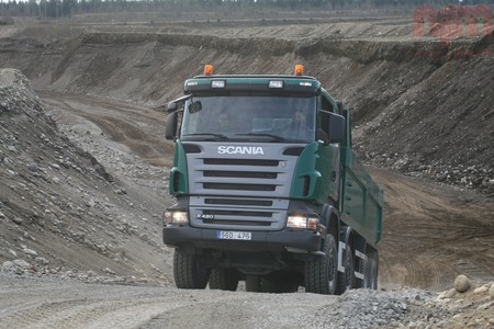 Test and Drive - Scania & Komatsu 29.04.2008