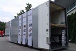 54 Europaletten oder 85 Rollenbehälter fasst der MultiLoader mit hydraulischem Hubboden, den Westfalia vorstellte 54 Europaletten oder 85 Rollenbehälter fasst der MultiLoader mit hydraulischem Hubboden, den Westfalia vorstellte