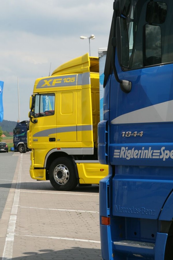 DAF XF 105 - Parkplatz.