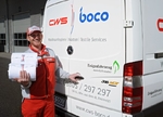 Saubere L�sung: Der Textildienstleister CWS-boco will seine Transporterflotte schrittweise auf Erdgasfahrzeuge umstellen